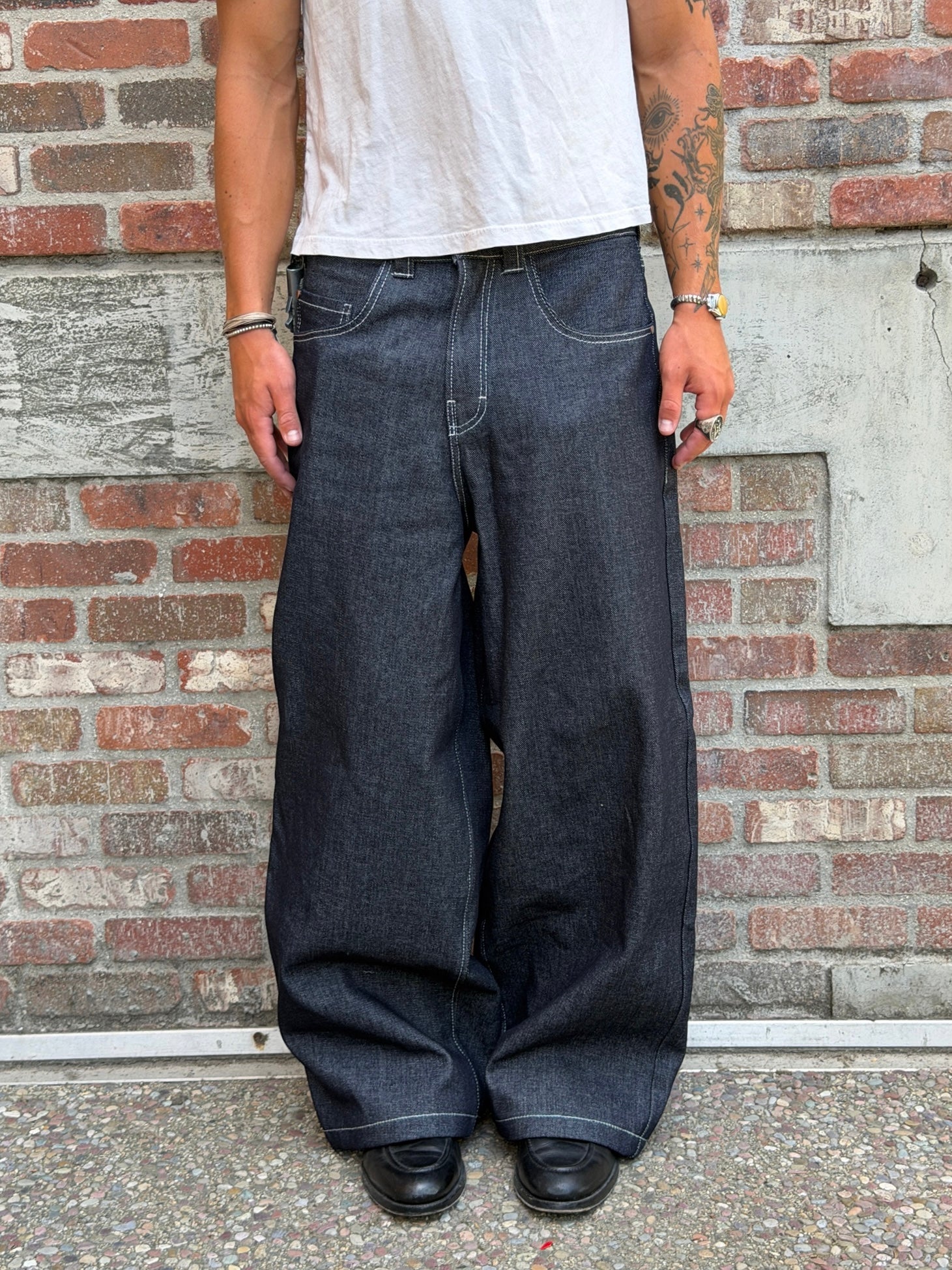 Baggy Raw Denim Jeans