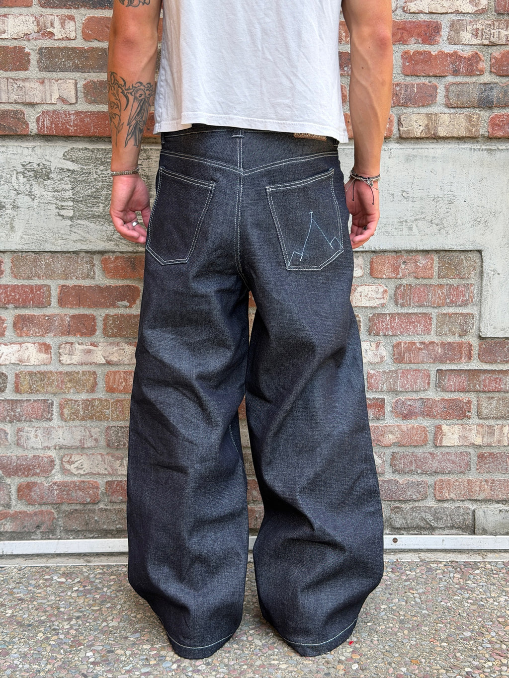 Baggy Raw Denim Jeans