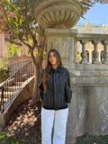 Limited-Edition Black Pinstripe Canvas Jacket