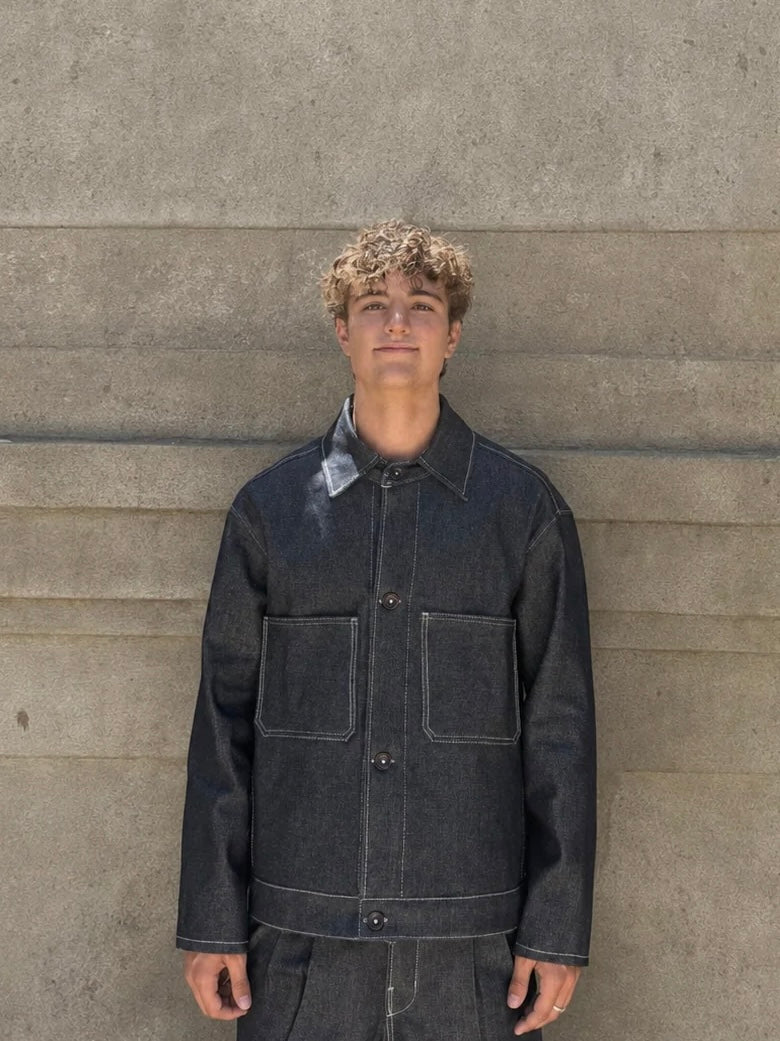 Raw Denim Canvas Jacket